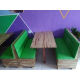banco booth com mesa Cidade Jardim banco booth com mesa Cidade Jardim