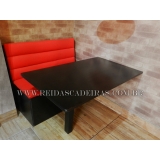 Banco Booth com Mesa Banco Booth com Mesa