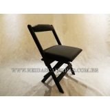 Cadeira Dobrável de Madeira para Bar