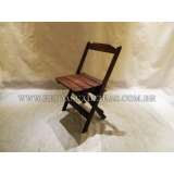 cadeira dobrável de madeira para bar Aclimação