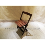 cadeira dobrável de madeira Praça da Arvore