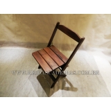 cadeira dobrável madeira São Mateus