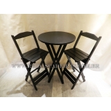 Jogo de Mesa Dobrável Bistrô