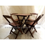 Jogo de Mesa Dobrável Lanchonete