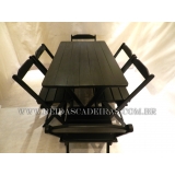 Mesa 6 Cadeiras Madeira