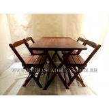 Mesa de Madeira 4 Lugares
