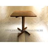 Mesa de Madeira para Lanchonete