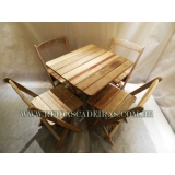 mesa dobrável com 4 cadeiras Vila Maria mesa dobrável com 4 cadeiras Vila Maria