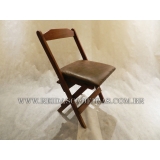 preço de cadeira dobrável de madeira para restaurante Aricanduva
