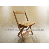 preço de cadeira dobrável de madeira Vila Gustavo