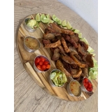 Tábua de Madeira Redonda